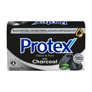 Sapun solid Protex Charcoal, ingredient natural antibacterian, 90g