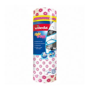Set 40 lavete perforate in rola Vileda, 25 x 30cm