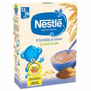 Cereale Nestle Junior 8 cereale, 12 - 36 luni, 250 g