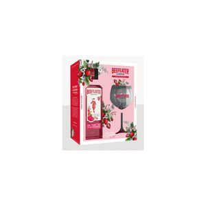 Pachet pentru cadou Gin Beefeater Pink, 37.5% 0.7 l + 1 Pahar