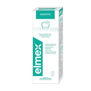 Apa de gura Elmex Sensitive, pentru dinti sensibili, 400ml