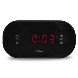 Radio cu ceas Qilive Q1105 cu 10 posturi presetate si alarma duala