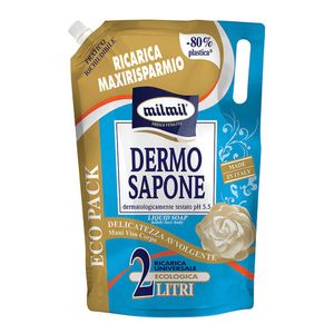 Sapun lichid rezerva Mil Mil dermo, 2 l