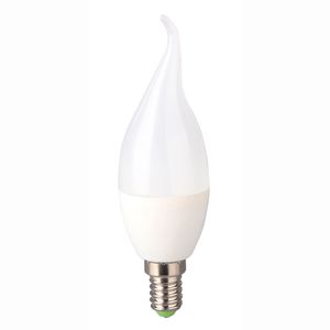 Bec lumnare cu LED Total Green Evo17, C37, 5w, e14, 3000 K