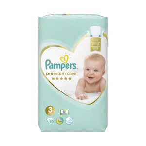 Scutece Pampers Premium Care, marimea 3, 6 - 10 kg, 60 bucati