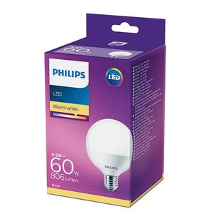 Bec glob LED Philips 60W G93 E27 WW FR ND 1CT/4