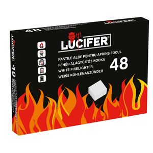 Set 48 de pastile pentru aprins focul, Lucifer