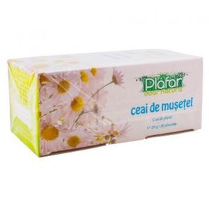 Ceai de musetel plicuri, Plafar, 20g