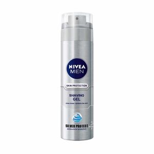 Gel pentru ras Nivea Men Silver Protect, 200 ml