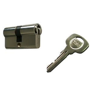 Cilindru de siguranta standard nichelat Yale / Assa Abloy