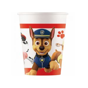 Set 8 pahare din carton party Procos, 200ml, Model Paw Patrol