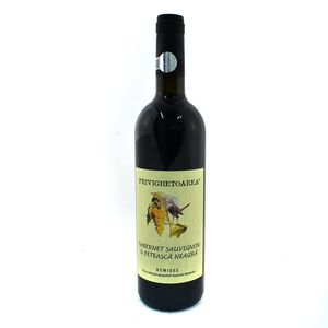 Vin rosu demisec Privighetoarea, Cabernet Sauvignon si Feteasca neagra 0.75 l