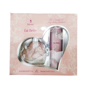 Caseta Desire La Belle cu apa de toaleta si spray de corp