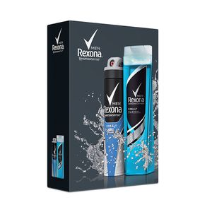 Caseta Rexona Men Cobalt, deodorant + gel de dus