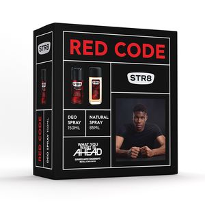 Pachet pentru cadou STR8 Red Code cu spray natural si deodorant