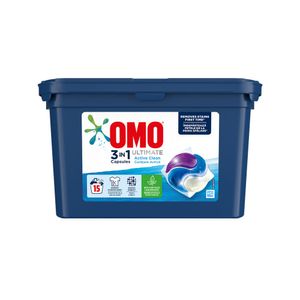 Detergent capsule 3in1 Omo Active Clean, 15 x 27 g