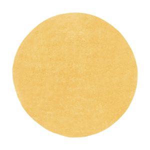Covor Puffy rotund Indomex, 160cm, Culoarea Galben