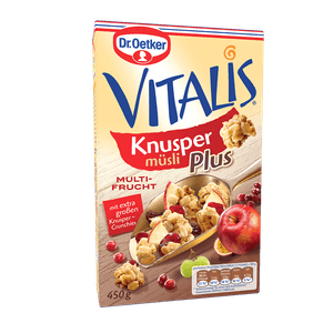 Musli Knusper Dr. Oetker Vitalis Plus Multi Frucht 450 g