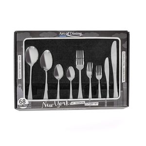 Set tacamuri Heinner, 68 piese, inox New York