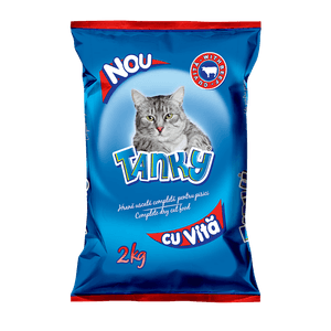 Tanky pentru pisici, cu vita, 2 Kg