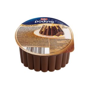 Budinca Muller de ciocolata, cu topping de vanilie, 450 g