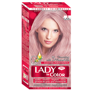 Vopsea de par Lady in Color, nr. 5 Rose Blonde