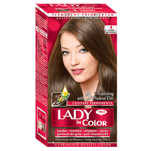 Vopsea de par Lady in Color, nr. 4 Dark Blonde