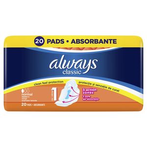 Absorbante Always Classic Normal, 20 bucati