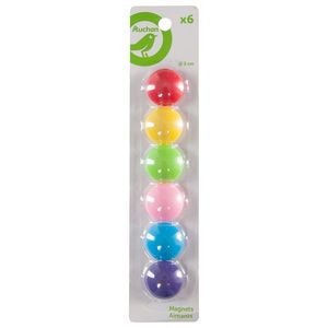 Set 6 magneti Pouce, diverse culori