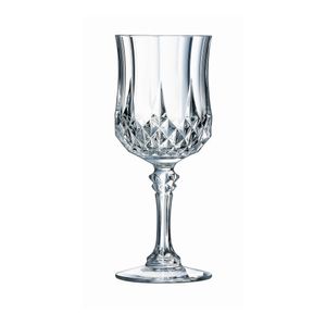 Set 6 pahare cu picior din sticla cristalina pentru vin Cristal D'Arques, 25cl