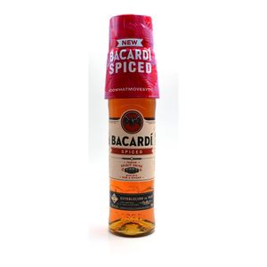 Rom Bacardi Spiced, alcool 35%, 0.7 l, cu pahar inclus