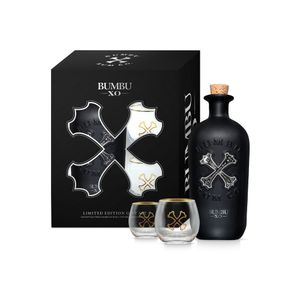 Rom Bumbu XO, alcool 40%, 0.7 l, cu 2 pahare incluse