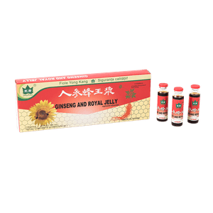Fiole Yong Kang Ginseng si Royal Jelly, 10 fiole buvabile x 10 ml