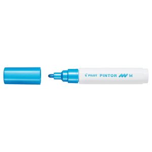Marker albastru metalizat Pilot, mediu