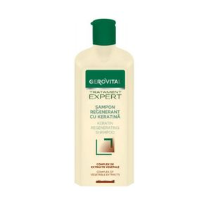 Sampon regenerativ cu keratina Gerovital 400 ml