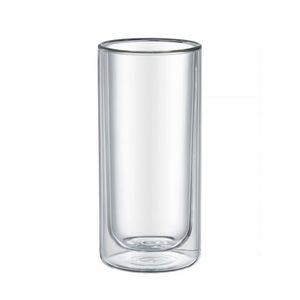 Set 2 pahare din sticla termorezistente, 420ml, design Mia