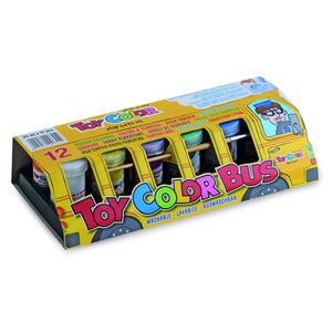 Set tempera superlavabila Toy Color, 12 culori,25 ml