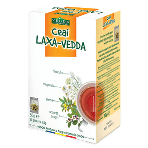 Ceai laxativ Vedda, 20 plicuri x 2.5 g