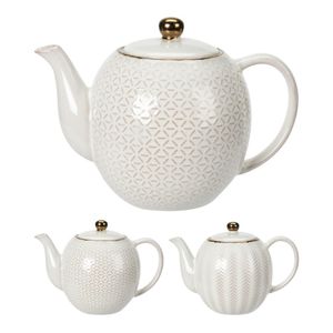 Ceainic din ceramica, 1.1L, model Metallic