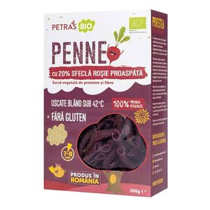 Penne Eco 20%Sfecla Rosie Petras, 200 g