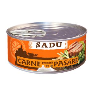 Conserva cu carne de pasare presata Sadu, 300g