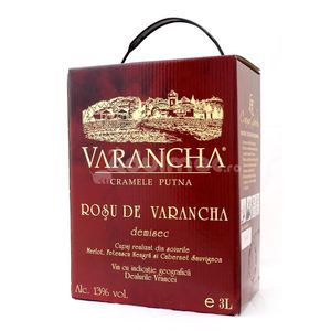 Vin rosu demisec de Varancha, Cupaj din soiuri rosii 3 l