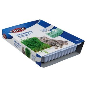 Castron Trixie, din plastic, cu seminte de iarba, 100g