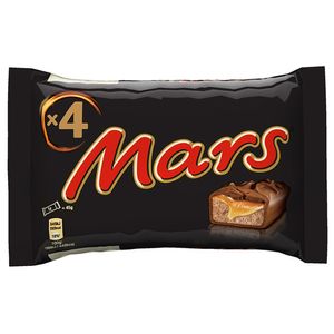 Baton Mars cu caramel si nuga, 4 x 45g