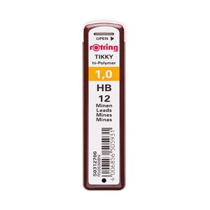 Set 12 mine Rotring pentru creion mecanic, 1.0 mm