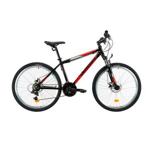 Bicicleta Venture neagra-rosie S