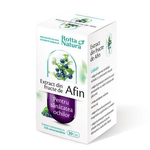 Extract din fructe de afin Rotta Natura, 30 cps