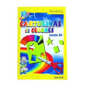 Carton color A4 10 coli, diverse culori