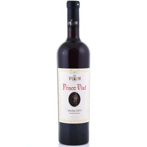 Vin rosu sec Prince Vlad, Merlot 0.75 l
