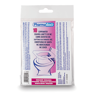 Hartie pentru capac WC Pharmadoct 10 bucati